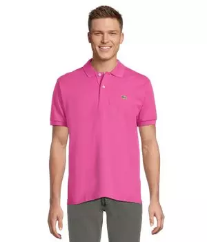Поло Lacoste Original L.12.12 Petit Piqu Cotton Polo Shirt, цвет Magenta