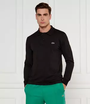 Поло Lacoste Regular Fit, черный
