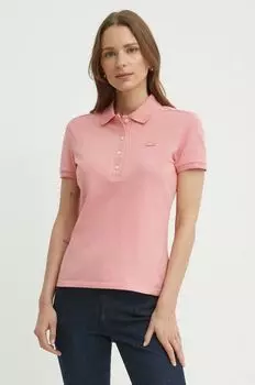 Поло Lacoste, розовый