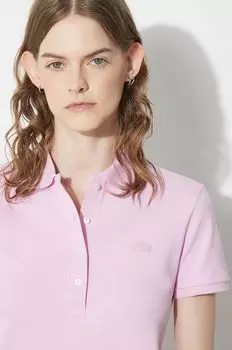 Поло Lacoste, розовый