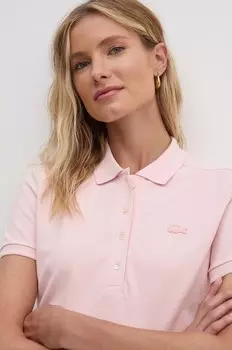 Поло Lacoste, розовый