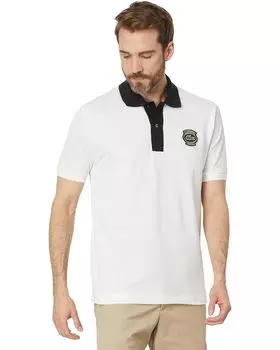 Поло Lacoste Short Sleeve Classic Fit w/ Lacoste Badge, цвет Flour/Black