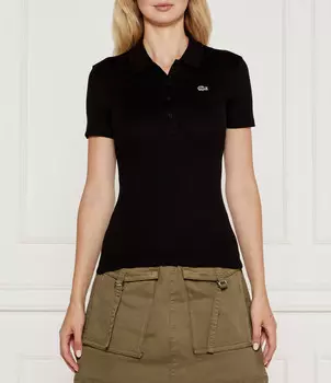 Поло Lacoste Slim Fit, черный