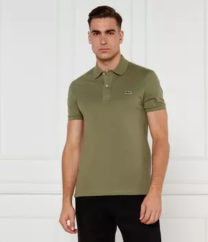 Поло Lacoste Slim Fit pique, цвет cachi