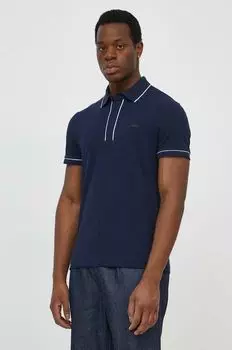 Поло Lacoste, темно-синий