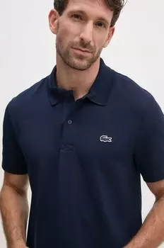 Поло Lacoste, темно-синий