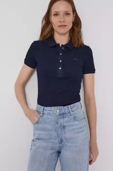 Поло Lacoste, темно-синий