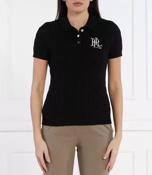 Поло LAUREN RALPH LAUREN NATRISSA Slim Fit, черный