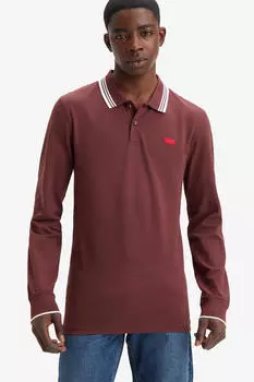 Поло Levis Levi's, темно-коричневый