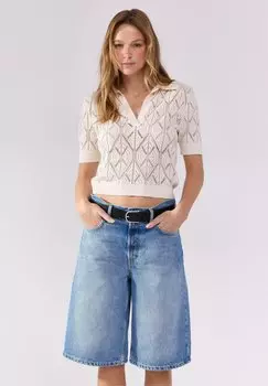 Поло Lindex, бежевый