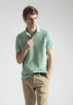Поло Liso PuroEgo, бирюзовый цвет