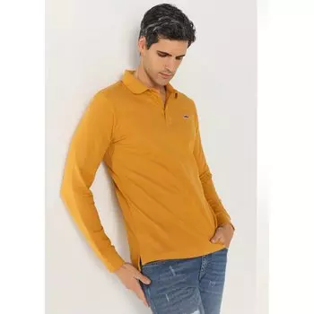 Поло Lois Jeans Basic, коричневый