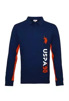 Поло Longsleeve U.S. Polo Assn., цвет dunkelblau