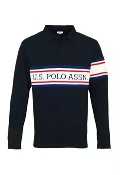 Поло Longsleeve U.S. Polo Assn., цвет schwarz