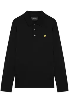 Поло Lyle & Scott Langarm, черный