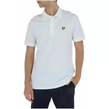 Поло Lyle & Scott однотонное, белый