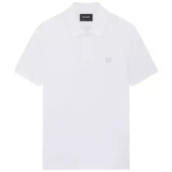 Поло Lyle & Scott Tonal Eagle, белый