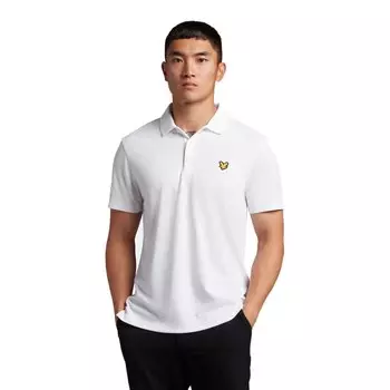 Поло Lyle & Scott Tonal Eagle Tech, белый