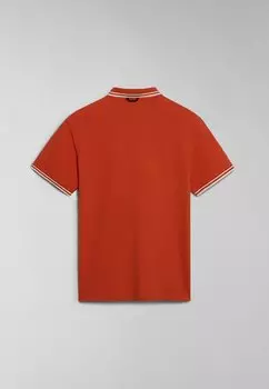 Поло Macas Napapijri, оранжевый жженый