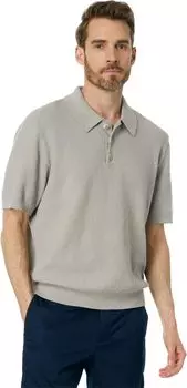 Поло Madewell Short Sleeve Cotton Linen Polo, цвет Steel Dawn