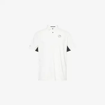 Поло Malbon с логотипом из эластичной ткани, мультиколор