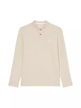 Поло Marc O'Polo Longsleeve regular, цвет gray silk