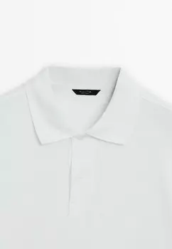 Поло Massimo Dutti, белый