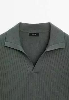 Поло Massimo Dutti, темно-серый