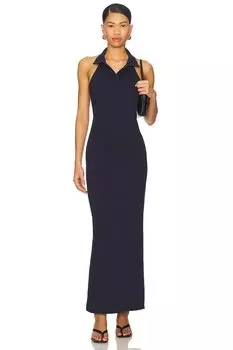 Поло макси-платье Deb Lovers And Friends, navy blue