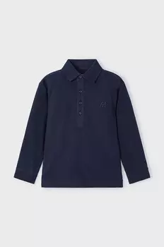 Поло Mayoral из шерсти для детей, темно-синий