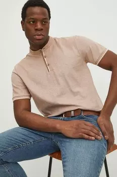 Поло Medicine, бежевый