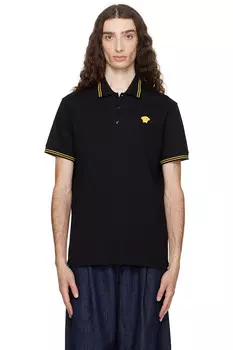 Поло Medusa Versace, черный