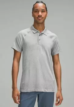 Поло Metal Vent Tech lululemon, цвет slate white