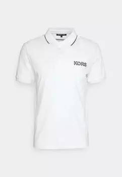 Поло Michael Kors Chest Logo Tipped, белый