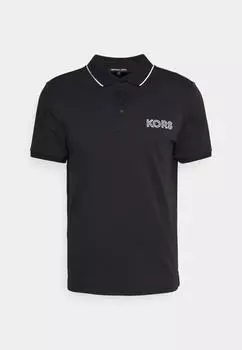Поло Michael Kors Chest Logo Tipped, черный