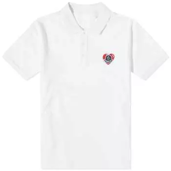 Поло Moncler Heart Logo, белый