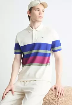 Поло MULTISTRIPE WASHED GANT, кремовый