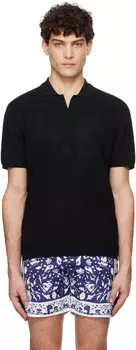 Поло мужское Orlebar Brown с короткими рукавами, синий