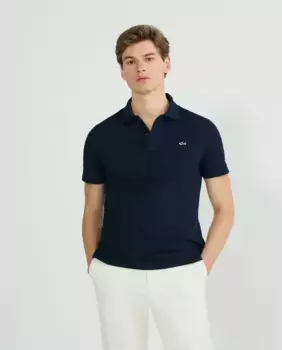 Поло мужское с коротким рукавом Paul & Shark, темно-синий