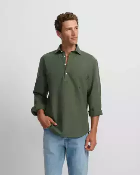 Поло мужское Sport Soft зеленое среднее Silbon, зеленый