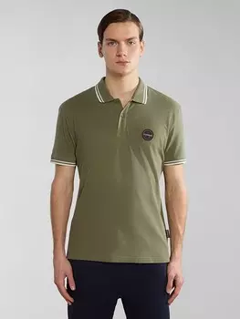 Поло Napapijri Poloshirt Macas, хаки