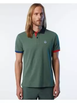 Поло North Sails Polo, зеленый