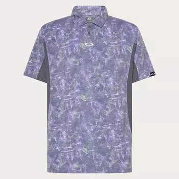 Поло Oakley C1 Airvent Rock Print, фиолетовый