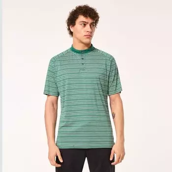 Поло Oakley Fringe Stripe, зеленый