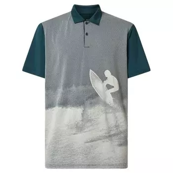 Поло Oakley Jacquard Printed, серый