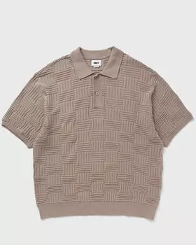 Поло Obey Alfred Polo Sweater, цвет silver grey