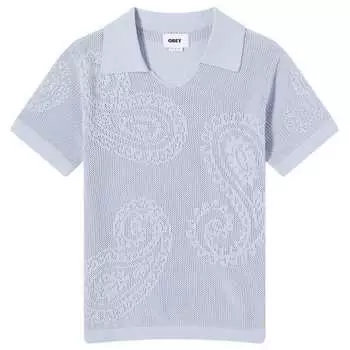 Поло Obey Briana Open Knit Shirt, цвет Hydrangea