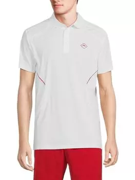 Поло обычного кроя Chris J.Lindeberg, белый