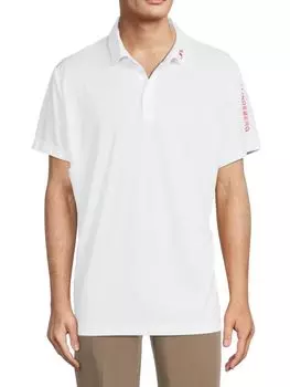 Поло обычного кроя Tour Tech J.Lindeberg, белый