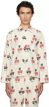 Поло Off-White Daisy Sprig Bode